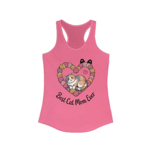 Best Cat Mom Ever Tank Top, Cat Lover Gift, Pet Mom Shirt, Funny Cat Tank, Mother's Day Gift, Mother's Day Gift, Pet Mom Gift - Image 13
