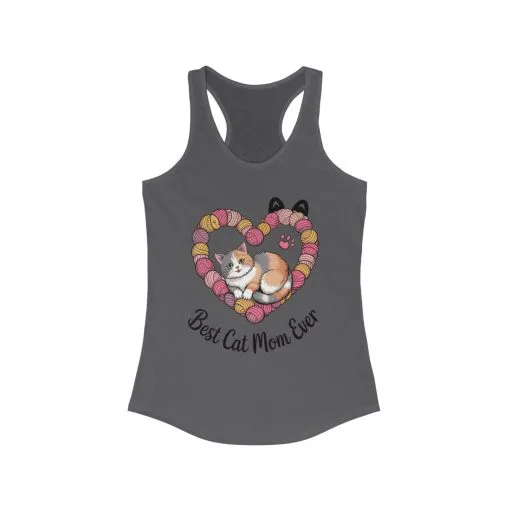 Best Cat Mom Ever Tank Top, Cat Lover Gift, Pet Mom Shirt, Funny Cat Tank, Mother's Day Gift, Mother's Day Gift, Pet Mom Gift - Image 19
