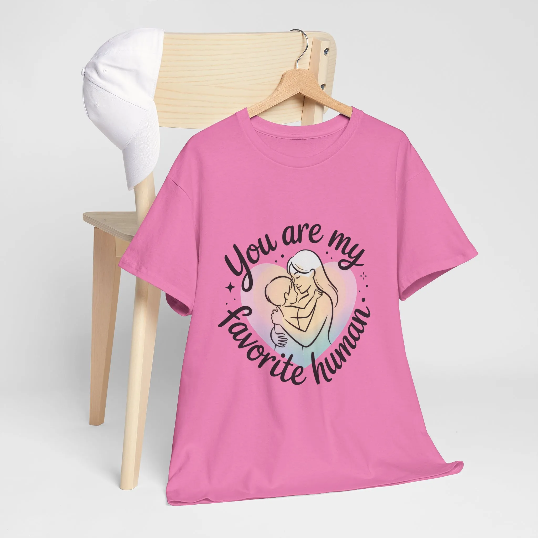 You Are My Favorite Human T-Shirt, Cute Mother and Child Shirt, Gift for Mom or Baby Shower, Mother's Day Gift