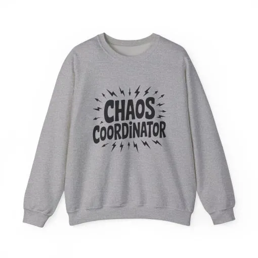 Chaos Coordinator Sweatshirt, Funny Gift for Moms, Mother's Day Gift, TeacherSweatshirt, Casual Graphic Tee, Women's Gift Idea - Image 13