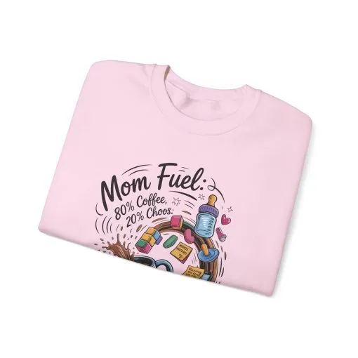 Mom Fuel Unisex Crewneck Sweatshirt, Perfect for Coffee Lovers, Gifts for Moms, Cozy Casual Wear, Funny Graphic Sweatshirt, Mother's Day - Image 29