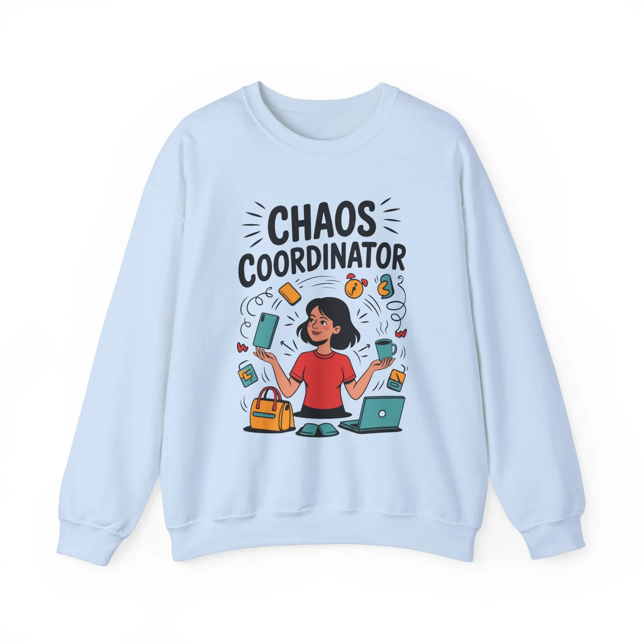 Chaos Coordinator Sweatshirt, Funny Mom Life Sweatshirt ,Gift for Busy Moms, Multitasking Mom Gift, Mom Life Sweatshirt, Mother's Day Gift - Image 17
