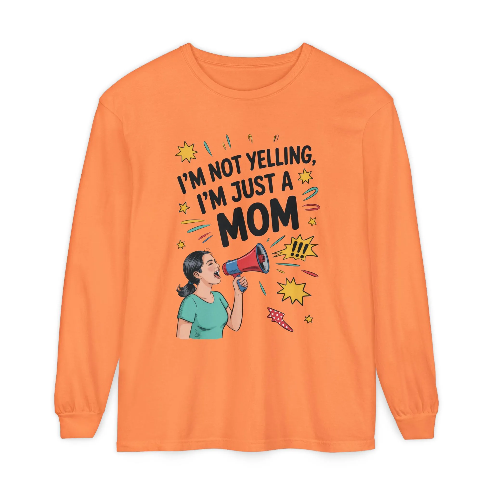 Funny Mom Long Sleeve T-Shirt, I'm Not Yelling I'm Just a Mom, Mother's Day Gift, Loud Mom Life Tank Top, Mother's Day Apparel - Image 19