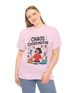 Chaos Coordinator Heavy Cotton Tee, Gift for Busy Moms, Mother's Day Gift, Funny Mom Life Shirt, Busy Life Humor T-Shirt