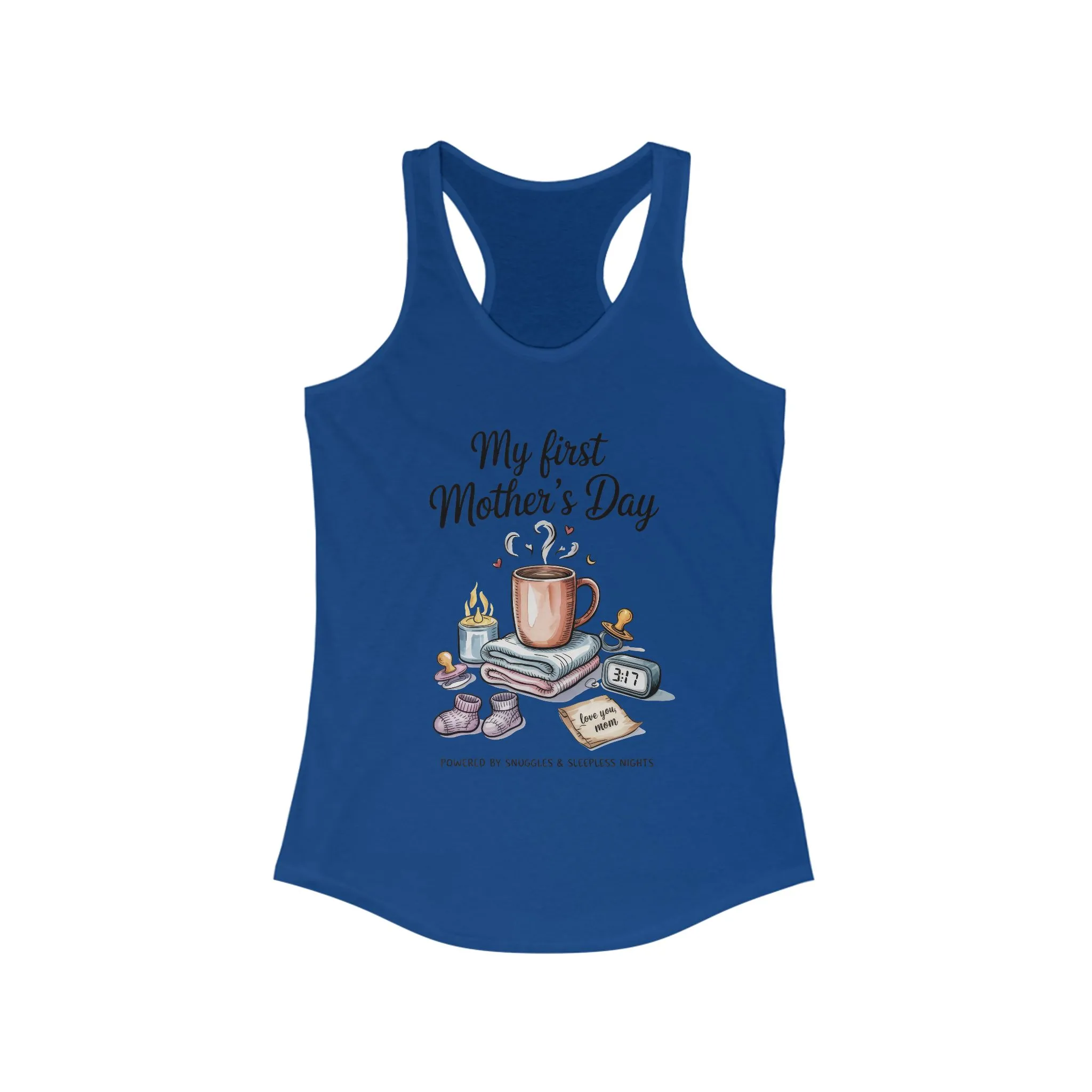 My First Mother's Day Racerback Tank, Cute Maternity Gift, Mother's Day Gift, New Mom Outfit, Baby Shower Tee, New Mom Gift Tee - Image 11