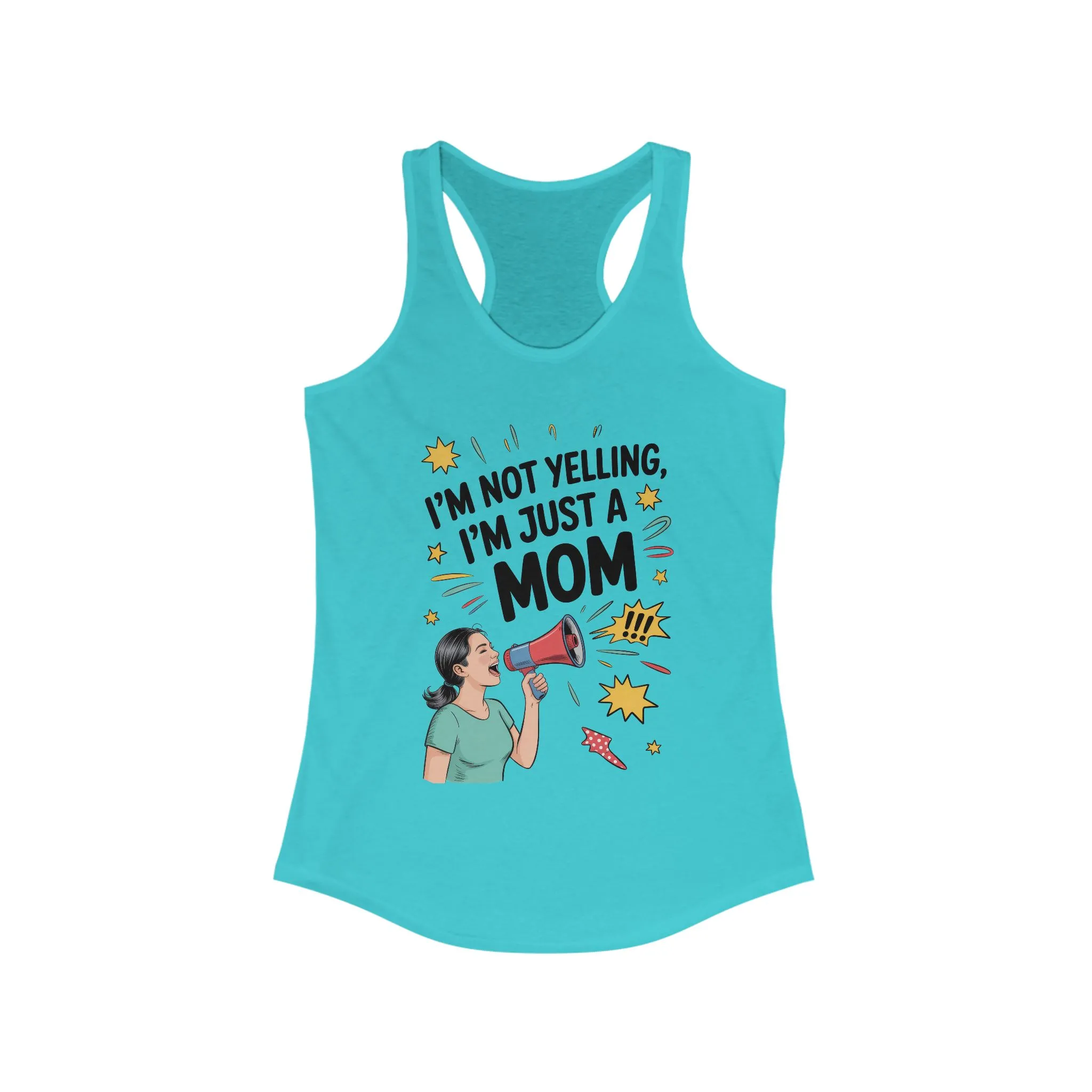 Funny Mom Tank Top, I'm Not Yelling I'm Just a Mom, Mother's Day Gift, Loud Mom Life Tank Top, Mother's Day Apparel, Family Humor Shirt - Image 13