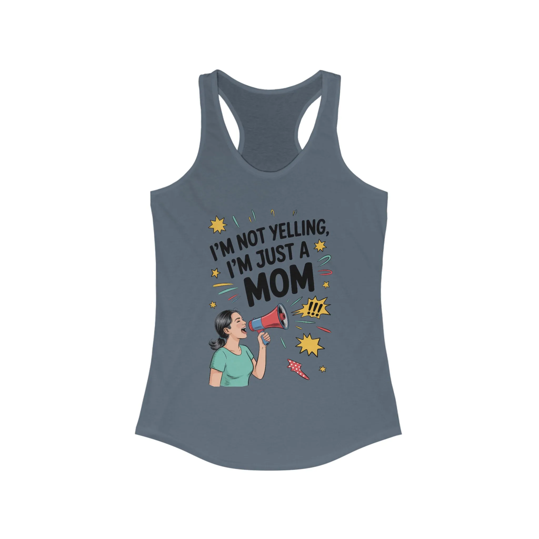 Funny Mom Tank Top, I'm Not Yelling I'm Just a Mom, Mother's Day Gift, Loud Mom Life Tank Top, Mother's Day Apparel, Family Humor Shirt - Image 19