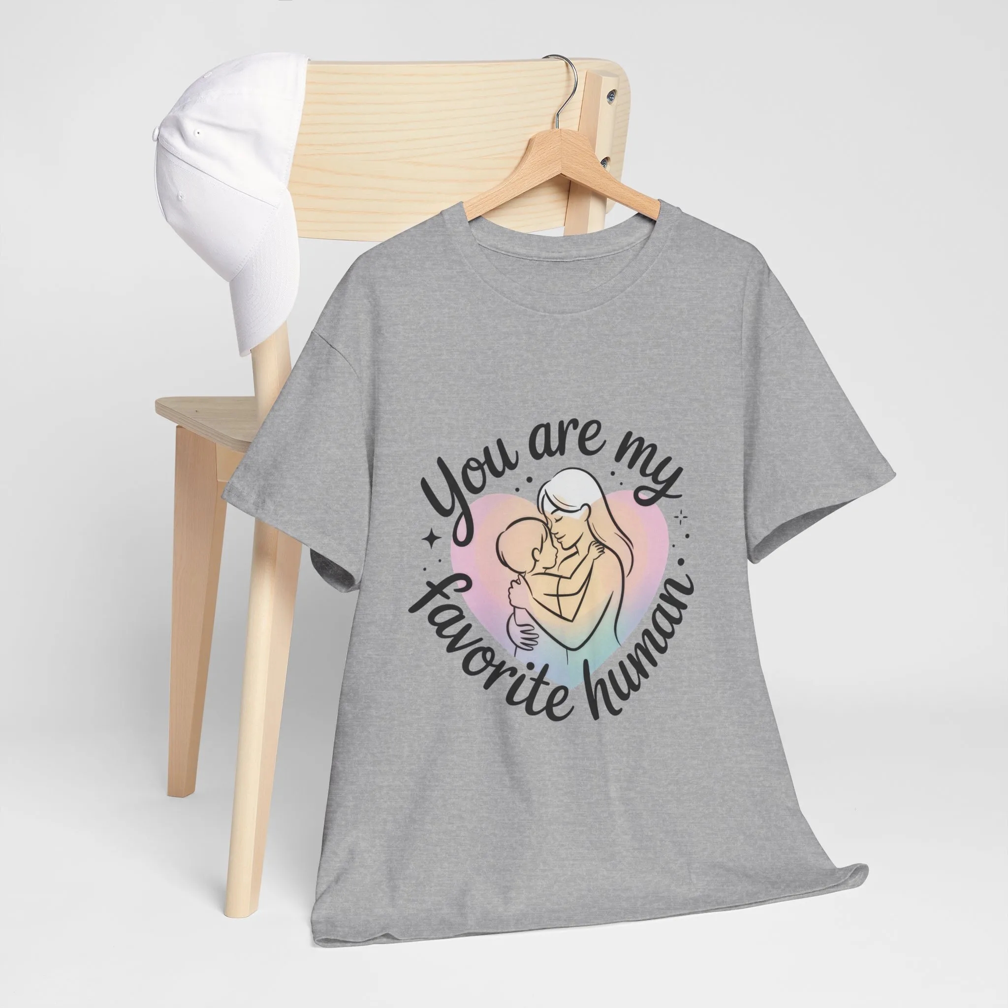 You Are My Favorite Human T-Shirt, Cute Mother and Child Shirt, Gift for Mom or Baby Shower, Mother's Day Gift - Image 10