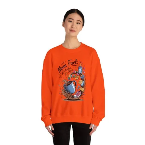 Mom Fuel Unisex Crewneck Sweatshirt, Perfect for Coffee Lovers, Gifts for Moms, Cozy Casual Wear, Funny Graphic Sweatshirt, Mother's Day - Image 38