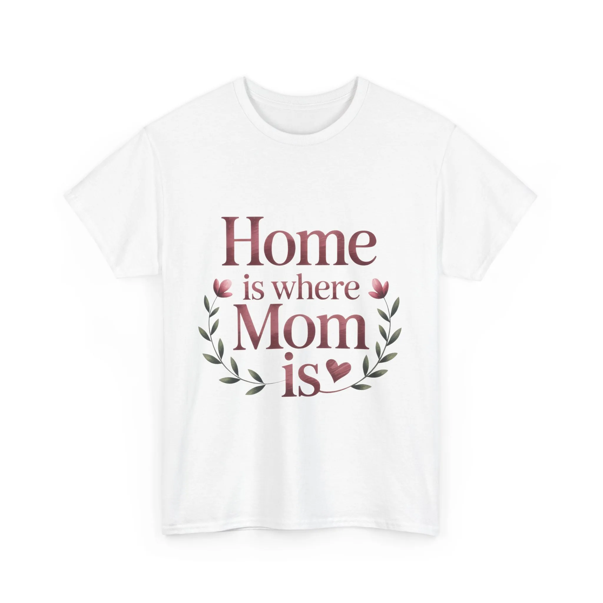 Home is Where Mom Is Women's Tee, Cozy Cotton T-Shirt for Mothers, Perfect Gift for Mother's Day, Casual Everyday Wear, mother's day gift - Image 4