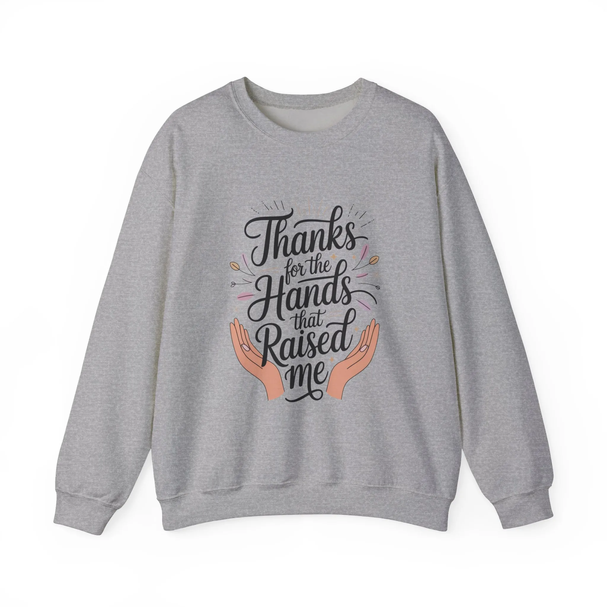Thanks for the Hands That Raised Me Shirt, Mother's Day Gift, Appreciation Shirt for Mom, thankful mom tee - Image 9