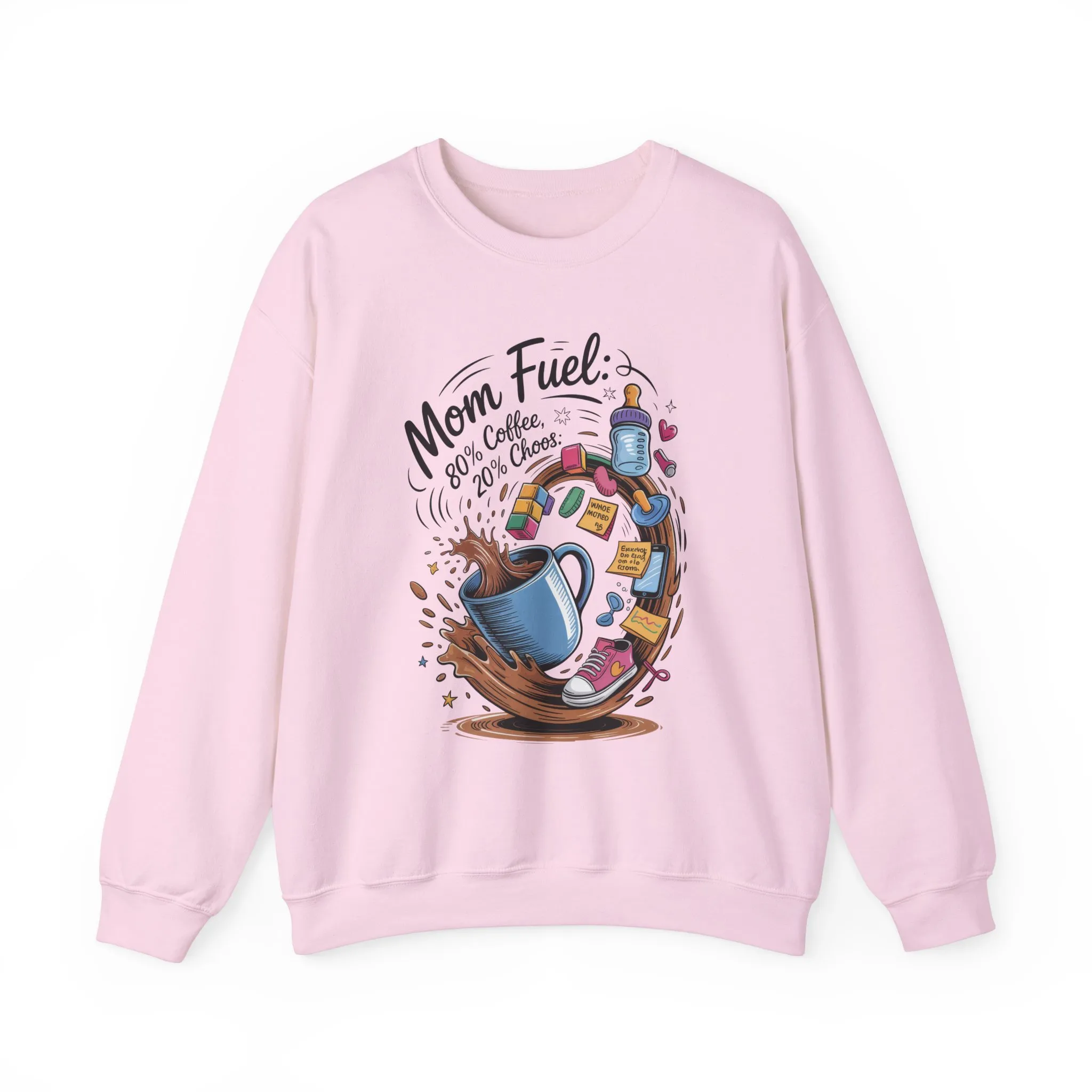 Mom Fuel Unisex Crewneck Sweatshirt, Perfect for Coffee Lovers, Gifts for Moms, Cozy Casual Wear, Funny Graphic Sweatshirt, Mother's Day - Image 28