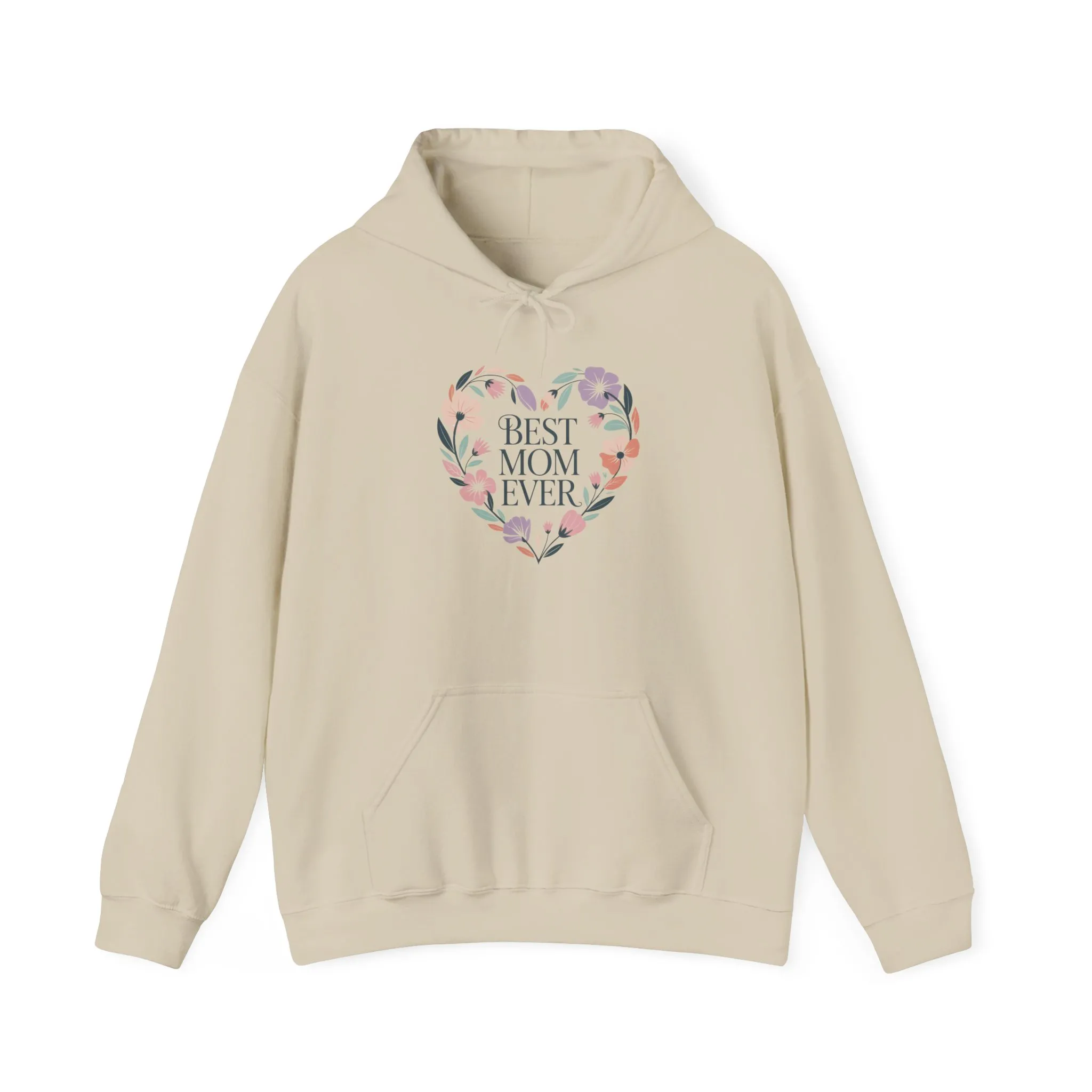 Floral Heart Mom Hoodie - Best Mom Ever Sweatshirt for Mother's Day, Gift for Mom, Cozy Sweatshirt for Women, Everyday Wear, New Mom Gift - Image 19