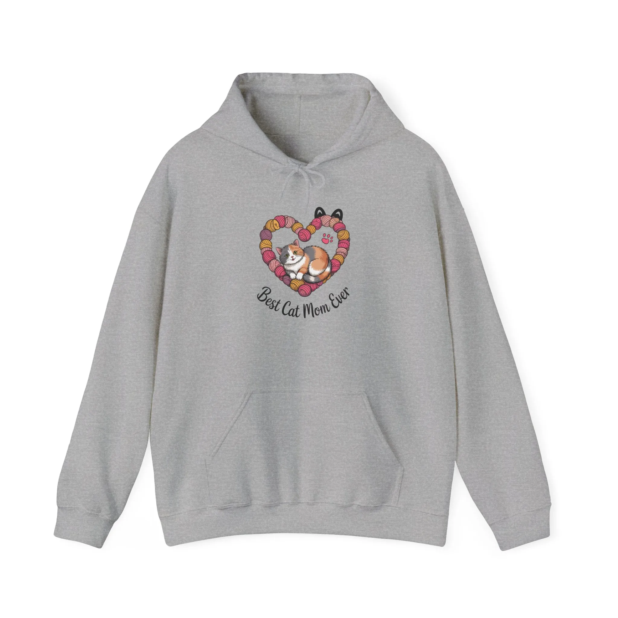 Best Cat Mom Ever Hoodie, Cozy Sweatshirt for Cat Lovers, Gift for Cat Moms, Feline Themed Apparel, Pet Lover Hoodie, Mother's Day Gift - Image 28