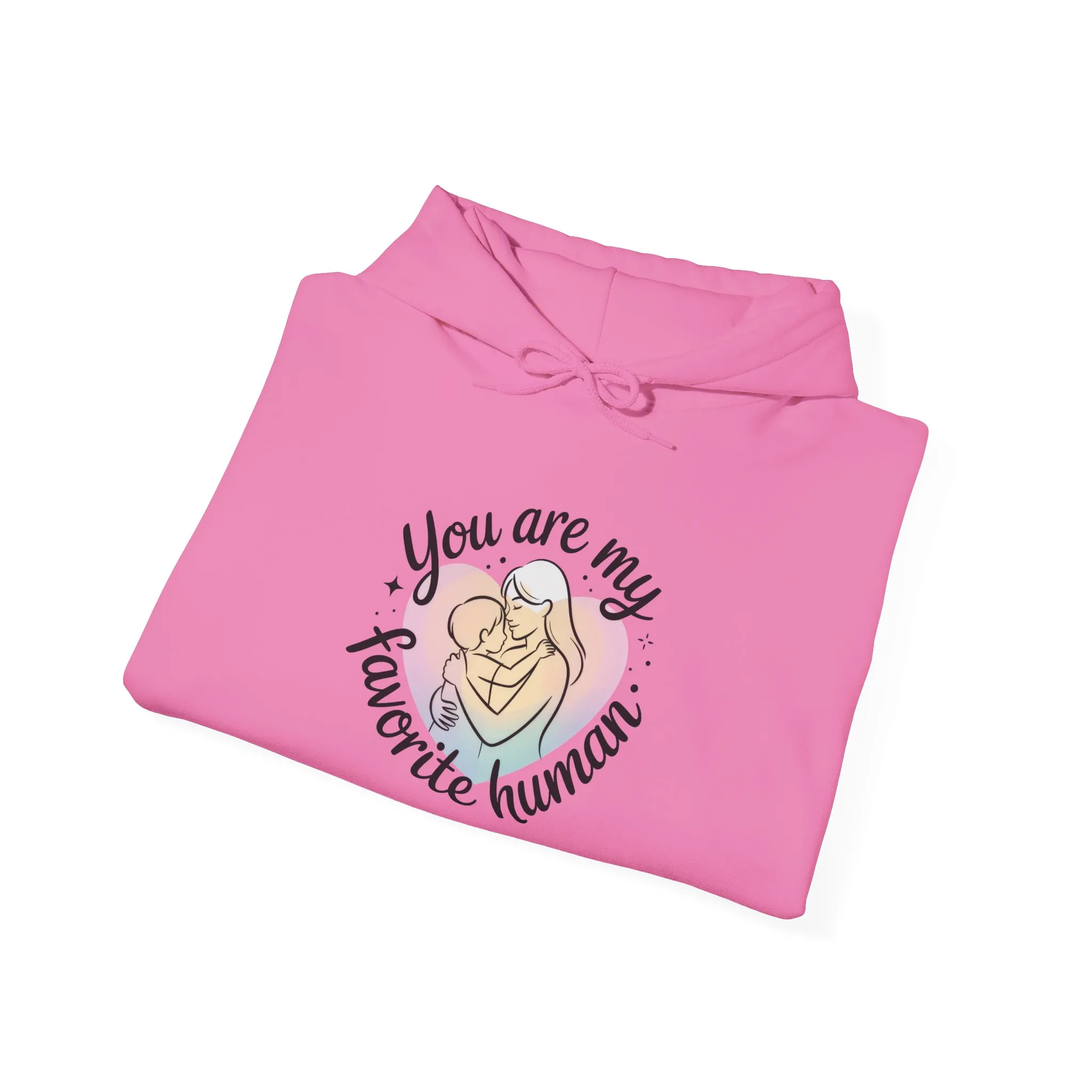 You Are My Favorite Human Hoodie, Cute Mom and Baby Pastel Design, Mothers Day Hooded Sweatshirt Gift - Image 30