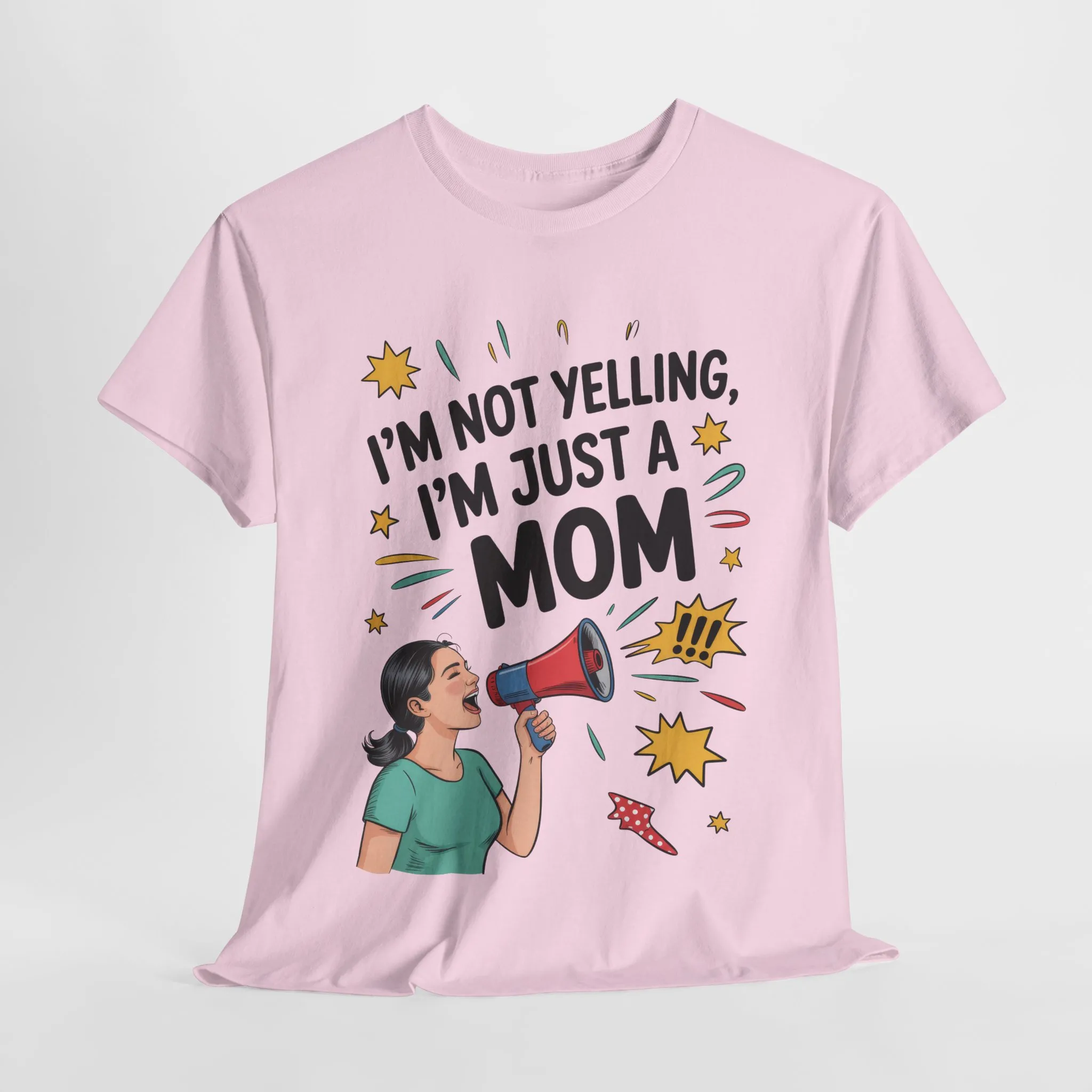 Funny Mom Shirt, I'm Not Yelling I'm Just a Mom, Mother's Day Gift, Loud Mom Life T-Shirt, Mother's Day Apparel, Family Humor Shirt - Image 31