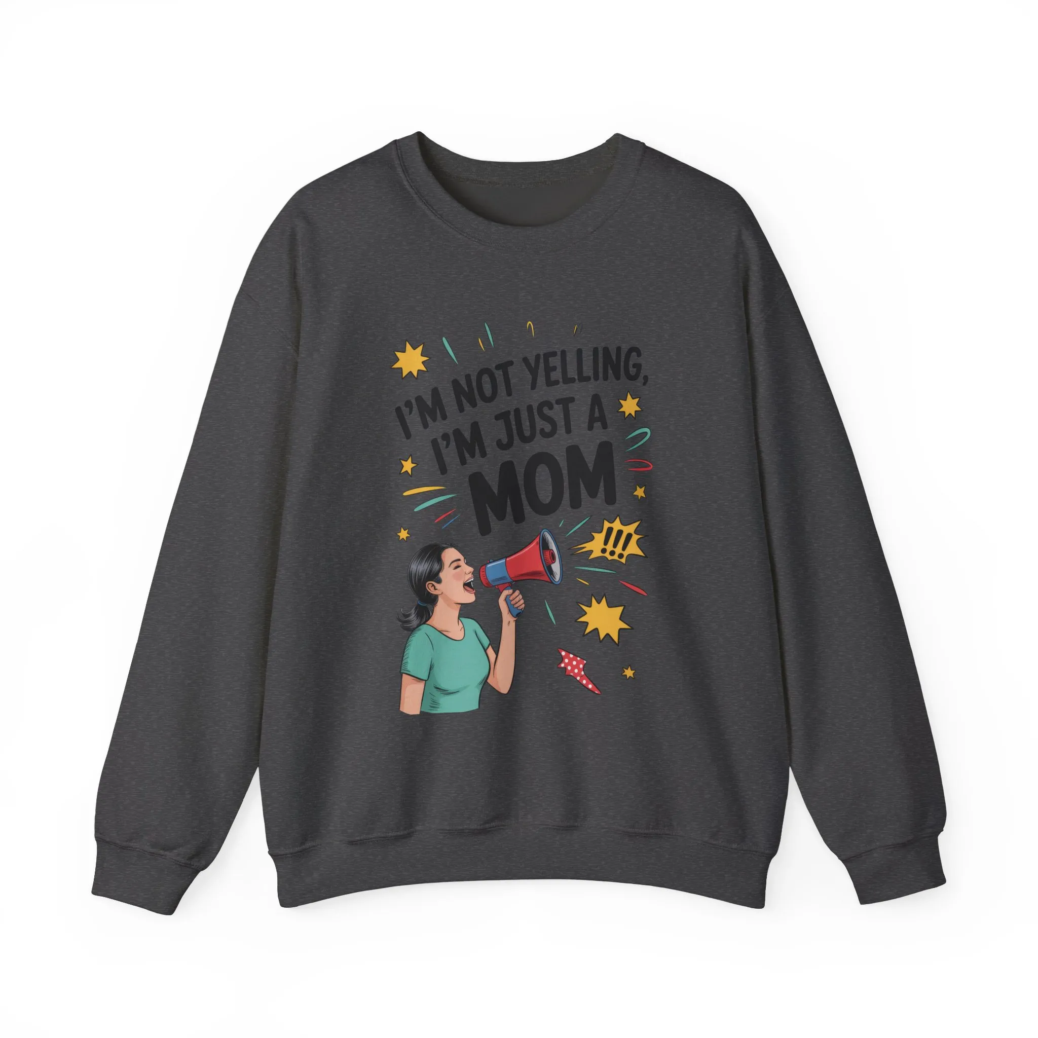 Funny Mom Sweatshirt, I'm Not Yelling I'm Just a Mom, Mother's Day Gift, Loud Mom Life Sweatshirt, Mother's Day Apparel, Family Humor Shirt - Image 51
