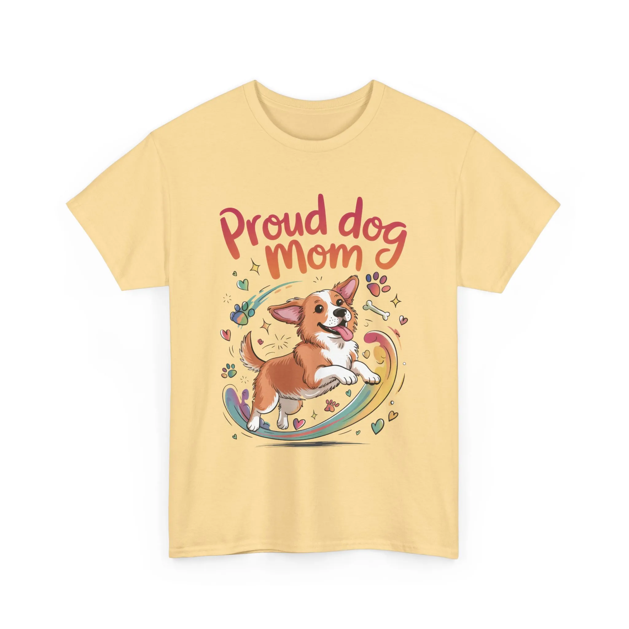 Proud Dog Mom Tee, Cute Pet Lover Shirt, Animal Lover Gift, Dog Mom T-Shirt, Funny Dog Apparel, Gift for Pet Owners, T-Shirt for Pet Moms - Image 32