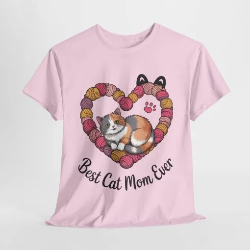 Best Cat Mom Ever T-Shirt, Cat Lover Gift, Pet Mom Shirt, Funny Animal Apparel, Cute Gift for Cat Moms, Gift for Cat Lovers, Kitty Mom Shirt - Image 22