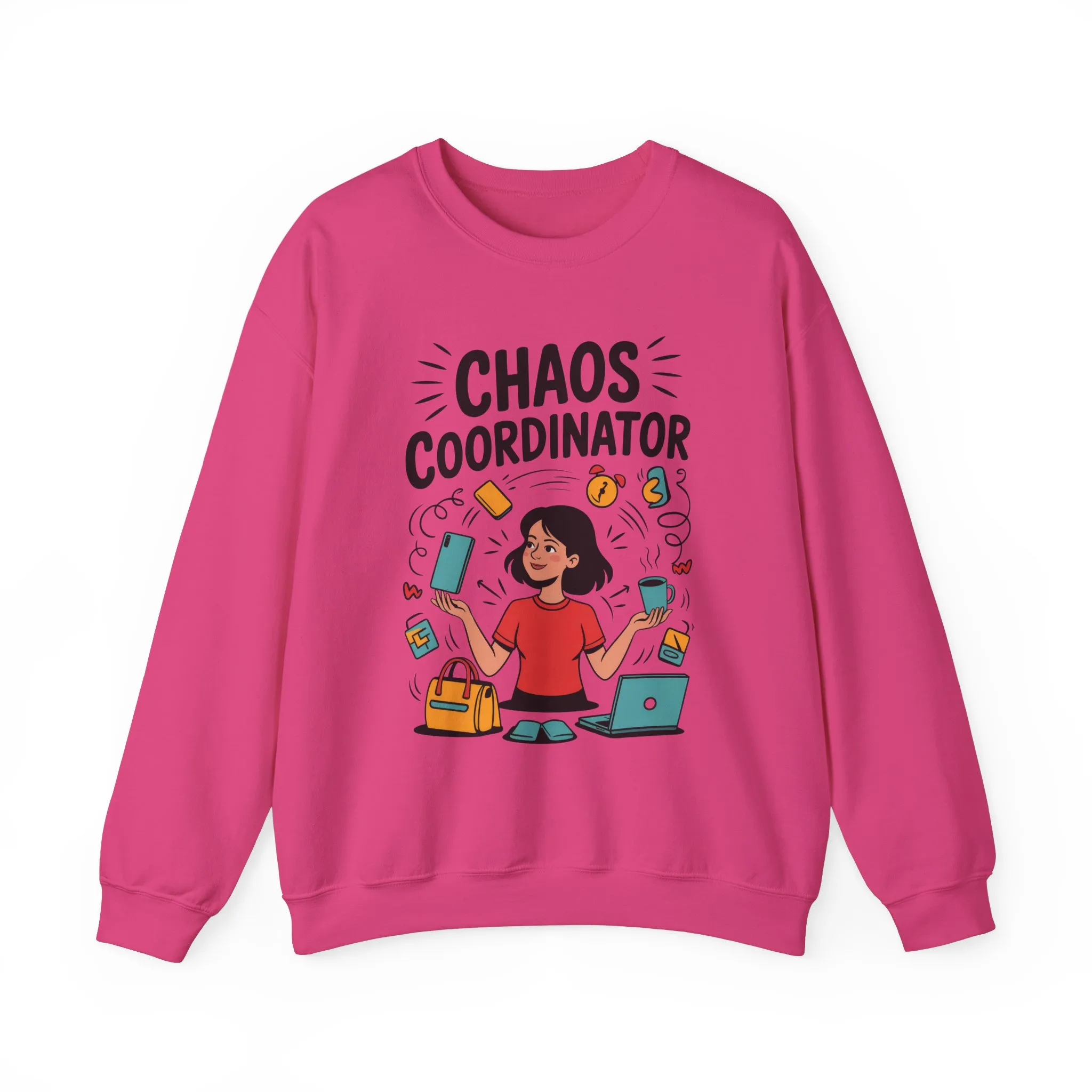 Chaos Coordinator Sweatshirt, Funny Mom Life Sweatshirt ,Gift for Busy Moms, Multitasking Mom Gift, Mom Life Sweatshirt, Mother's Day Gift - Image 33