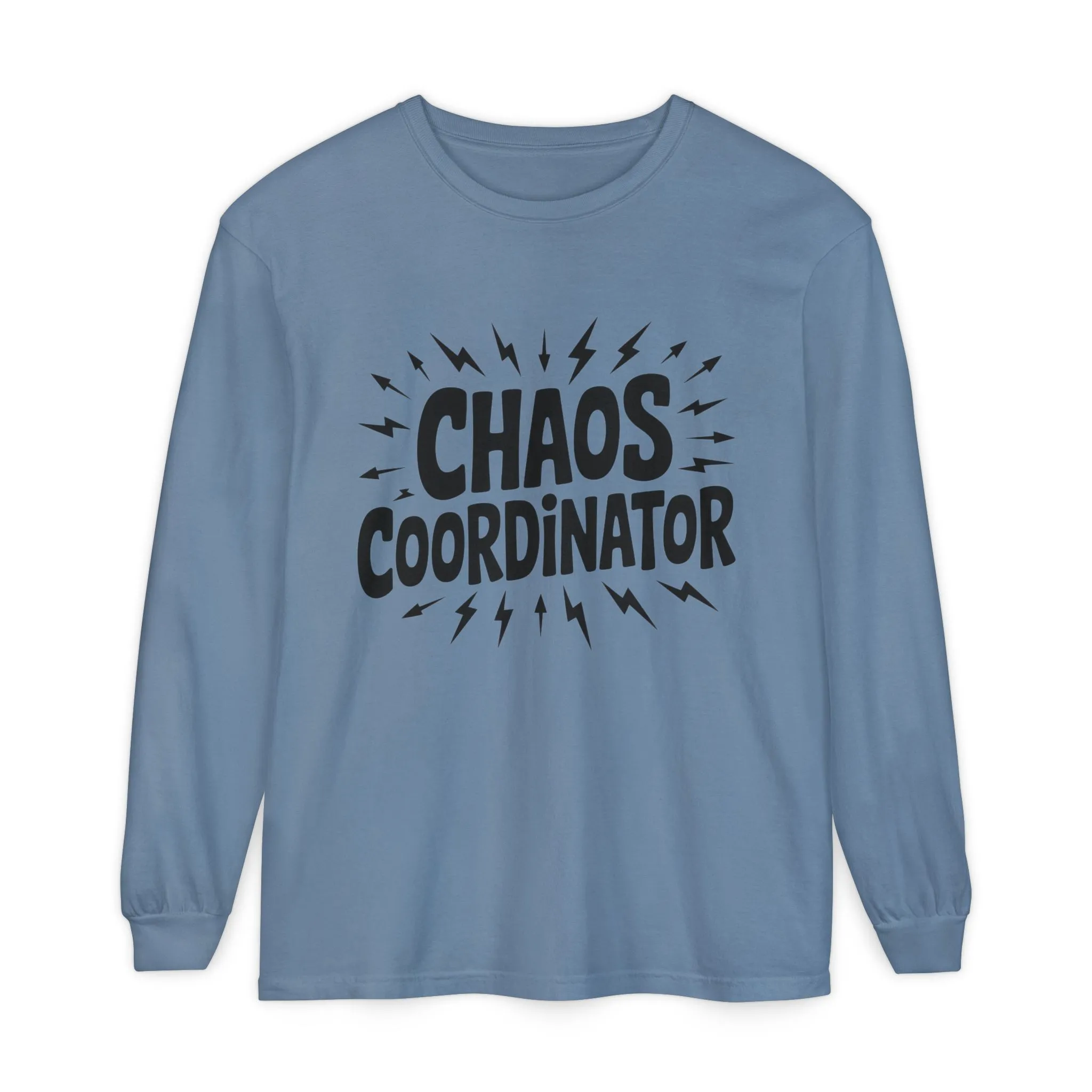 Chaos Coordinator Shirt Unisex Long Sleeve Tee, Funny Mom Life Gift, Mothers Day Shirt, Gifts for Team Leaders, Humor Apparel