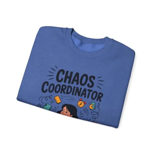 Chaos Coordinator Sweatshirt, Funny Mom Life Sweatshirt ,Gift for Busy Moms, Multitasking Mom Gift, Mom Life Sweatshirt, Mother's Day Gift - Image 46