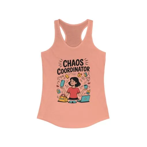 Chaos Coordinator Women's Tank, Funny Mom Life Graphic Top, Gift for Busy Moms, Multitasking Mom Gift, Mom Life Tank, Mother's Day Gift - Image 5
