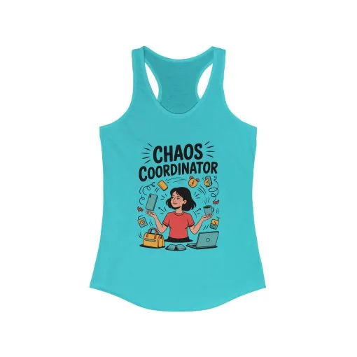 Chaos Coordinator Women's Tank, Funny Mom Life Graphic Top, Gift for Busy Moms, Multitasking Mom Gift, Mom Life Tank, Mother's Day Gift - Image 9