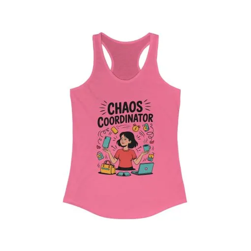 Chaos Coordinator Women's Tank, Funny Mom Life Graphic Top, Gift for Busy Moms, Multitasking Mom Gift, Mom Life Tank, Mother's Day Gift - Image 11