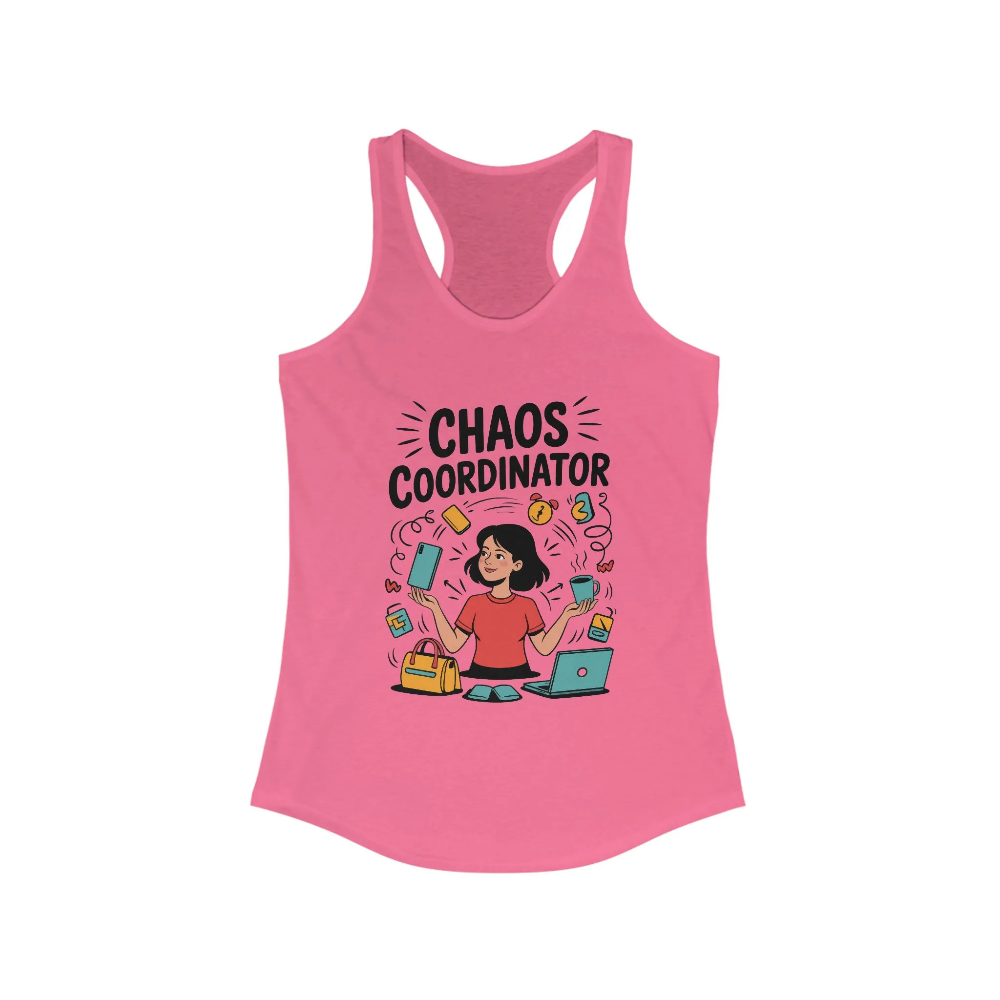 Chaos Coordinator Women's Tank, Funny Mom Life Graphic Top, Gift for Busy Moms, Multitasking Mom Gift, Mom Life Tank, Mother's Day Gift - Image 11