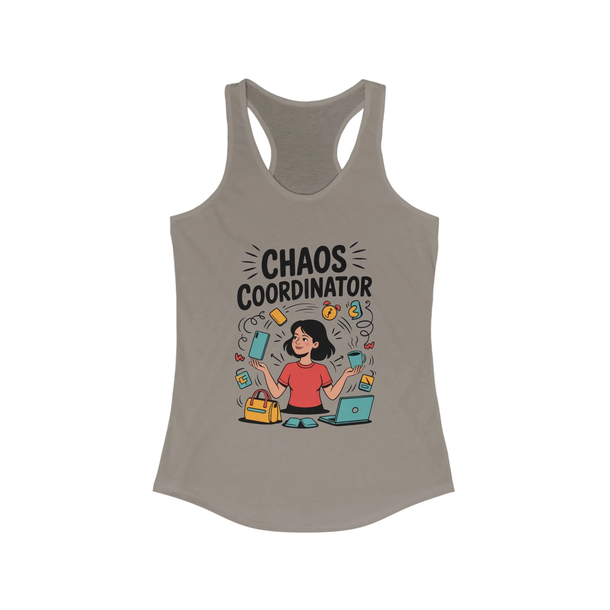 Chaos Coordinator Women's Tank, Funny Mom Life Graphic Top, Gift for Busy Moms, Multitasking Mom Gift, Mom Life Tank, Mother's Day Gift - Image 13