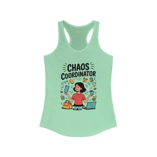 Chaos Coordinator Women's Tank, Funny Mom Life Graphic Top, Gift for Busy Moms, Multitasking Mom Gift, Mom Life Tank, Mother's Day Gift