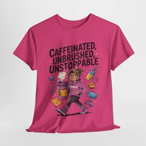 Funny Mom Life Graphic Shirt, Mother's Day Gift, Cotton Tee for Tired but Fierce Mothers, Coffee and Mom T-Shirt, mom life shirt - Image 30