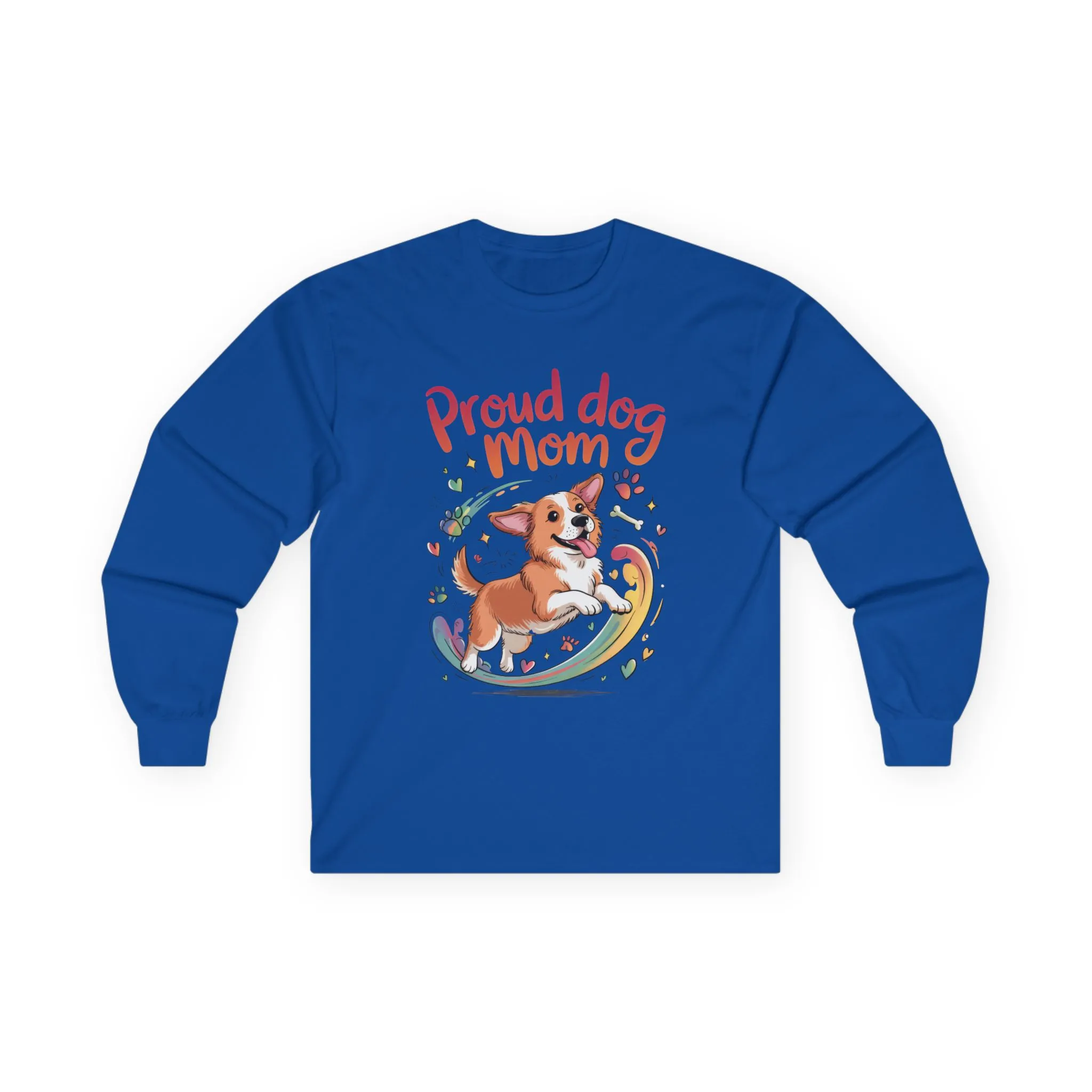 Proud Dog Mom Long Sleeve Tee, Cute Pet Lover Shirt, Gifts for Dog Owners, Mother's Day, Animal Lover Apparel, Dog Mom Apparel - Image 8