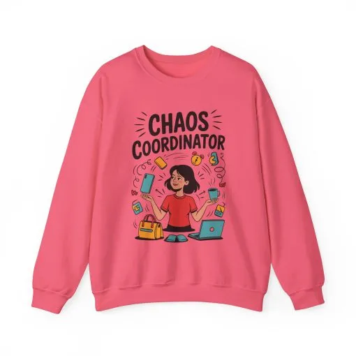 Chaos Coordinator Sweatshirt, Funny Mom Life Sweatshirt ,Gift for Busy Moms, Multitasking Mom Gift, Mom Life Sweatshirt, Mother's Day Gift - Image 29