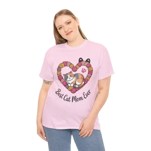 Best Cat Mom Ever T-Shirt, Cat Lover Gift, Pet Mom Shirt, Funny Animal Apparel, Cute Gift for Cat Moms, Gift for Cat Lovers, Kitty Mom Shirt - Image 24