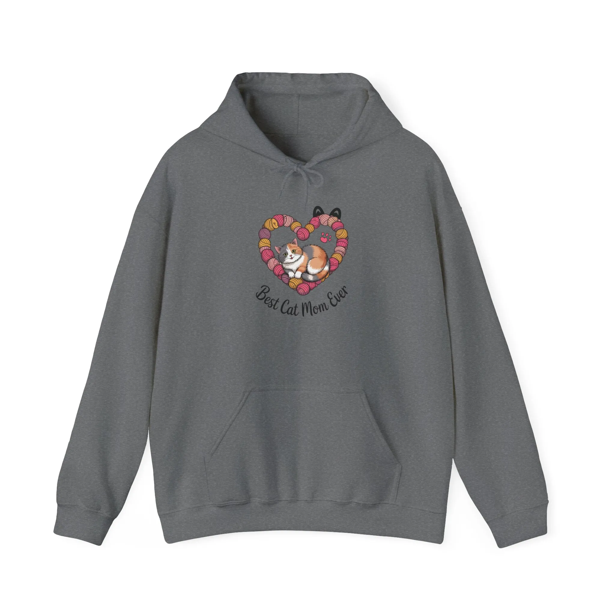 Best Cat Mom Ever Hoodie, Cozy Sweatshirt for Cat Lovers, Gift for Cat Moms, Feline Themed Apparel, Pet Lover Hoodie, Mother's Day Gift - Image 7