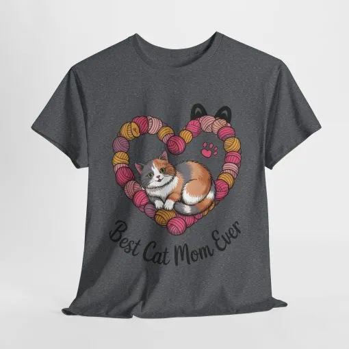 Best Cat Mom Ever T-Shirt, Cat Lover Gift, Pet Mom Shirt, Funny Animal Apparel, Cute Gift for Cat Moms, Gift for Cat Lovers, Kitty Mom Shirt - Image 28