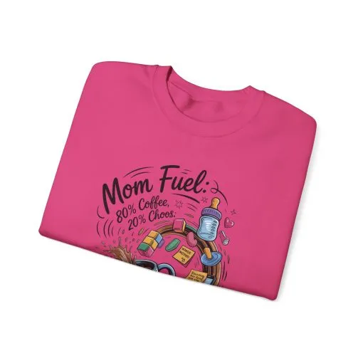 Mom Fuel Unisex Crewneck Sweatshirt, Perfect for Coffee Lovers, Gifts for Moms, Cozy Casual Wear, Funny Graphic Sweatshirt, Mother's Day - Image 33