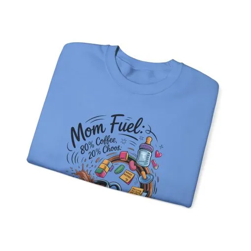 Mom Fuel Unisex Crewneck Sweatshirt, Perfect for Coffee Lovers, Gifts for Moms, Cozy Casual Wear, Funny Graphic Sweatshirt, Mother's Day - Image 25
