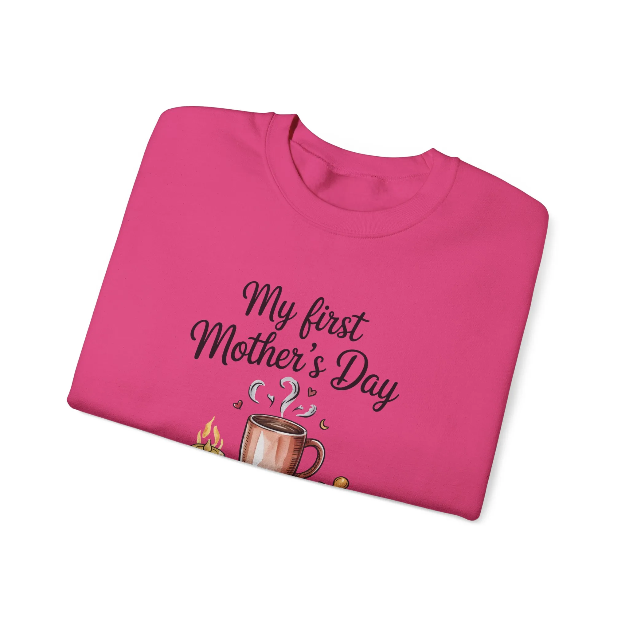 My First Mother's Day Sweatshirt, Cozy Crewneck for Moms, Gift for New Mothers, Baby Shower Tee, Snuggles & Sleepless Nights - Image 30