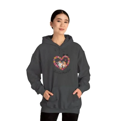Best Cat Mom Ever Hoodie, Cozy Sweatshirt for Cat Lovers, Gift for Cat Moms, Feline Themed Apparel, Pet Lover Hoodie, Mother's Day Gift - Image 32