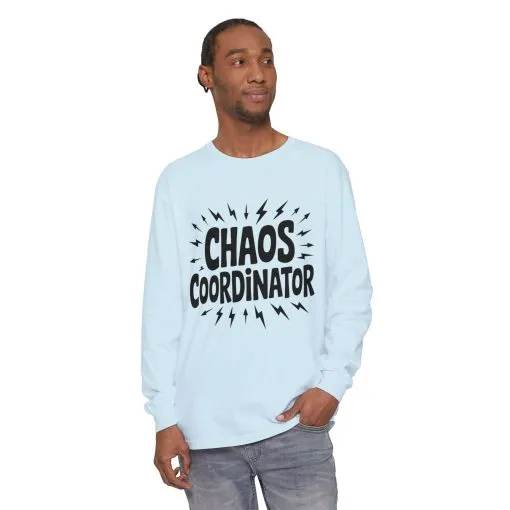 Chaos Coordinator Shirt Unisex Long Sleeve Tee, Funny Mom Life Gift, Mothers Day Shirt, Gifts for Team Leaders, Humor Apparel - Image 11
