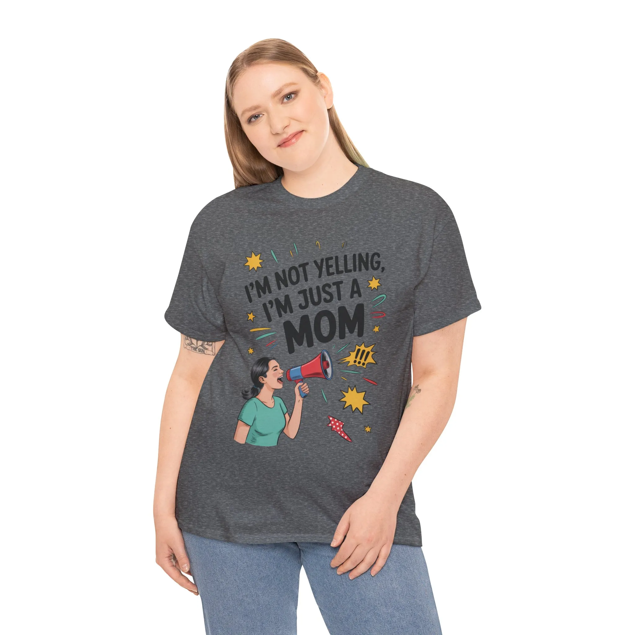 Funny Mom Shirt, I'm Not Yelling I'm Just a Mom, Mother's Day Gift, Loud Mom Life T-Shirt, Mother's Day Apparel, Family Humor Shirt - Image 22