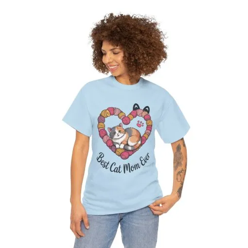 Best Cat Mom Ever T-Shirt, Cat Lover Gift, Pet Mom Shirt, Funny Animal Apparel, Cute Gift for Cat Moms, Gift for Cat Lovers, Kitty Mom Shirt - Image 18