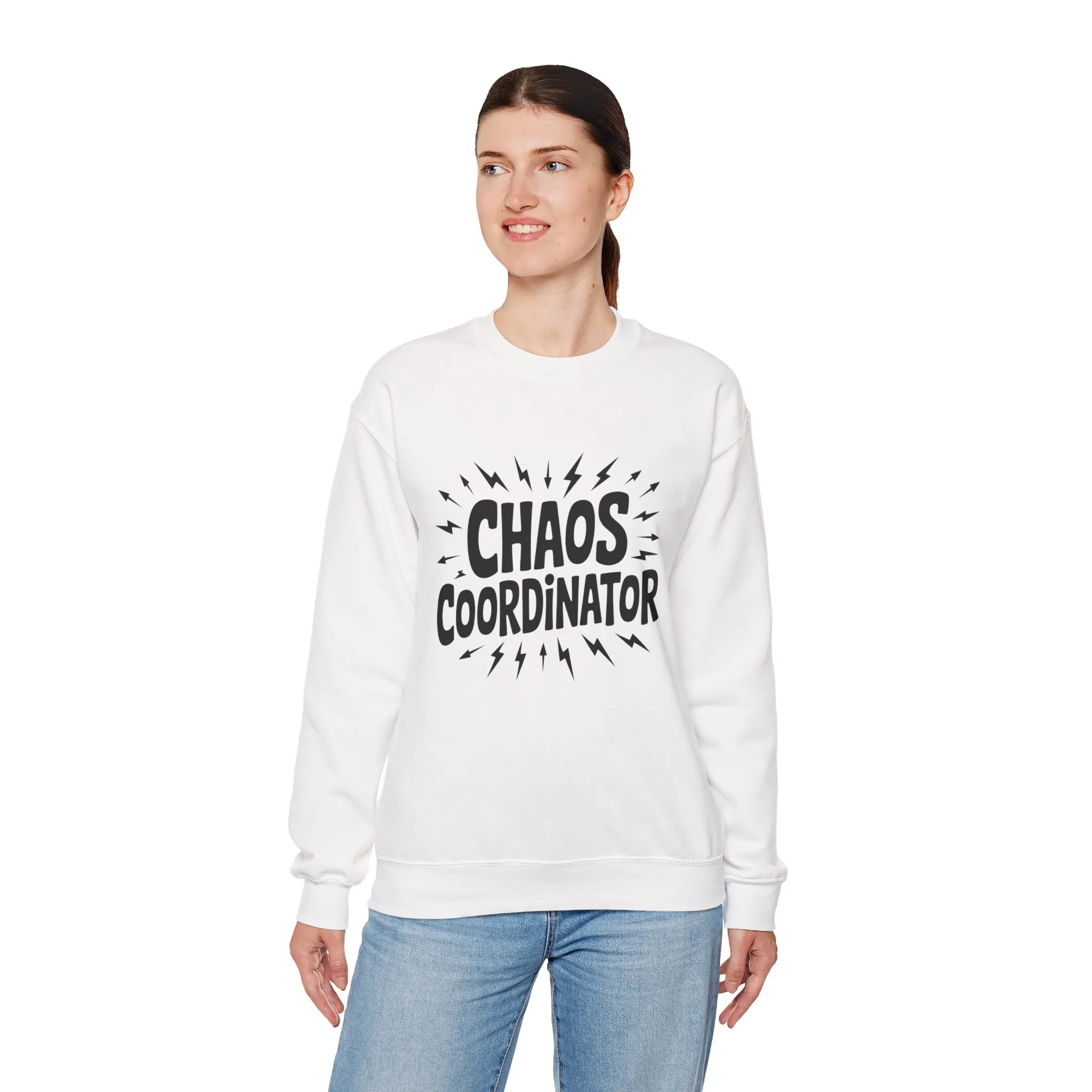 Chaos Coordinator Sweatshirt, Funny Gift for Moms, Mother's Day Gift, TeacherSweatshirt, Casual Graphic Tee, Women's Gift Idea - Image 7