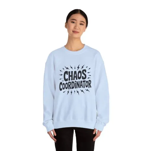 Chaos Coordinator Sweatshirt, Funny Gift for Moms, Mother's Day Gift, TeacherSweatshirt, Casual Graphic Tee, Women's Gift Idea - Image 21