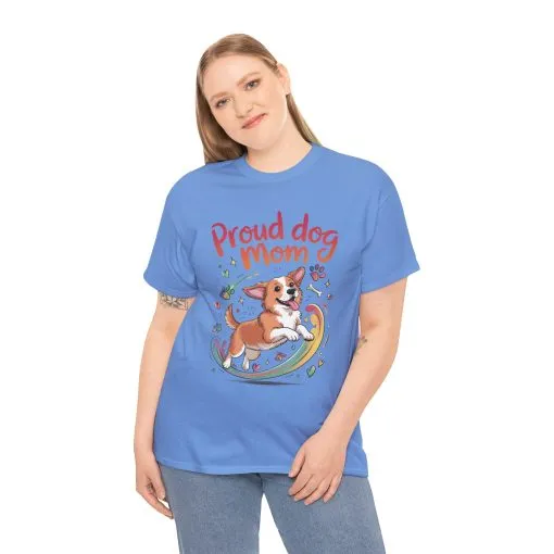 Proud Dog Mom Tee, Cute Pet Lover Shirt, Animal Lover Gift, Dog Mom T-Shirt, Funny Dog Apparel, Gift for Pet Owners, T-Shirt for Pet Moms - Image 19