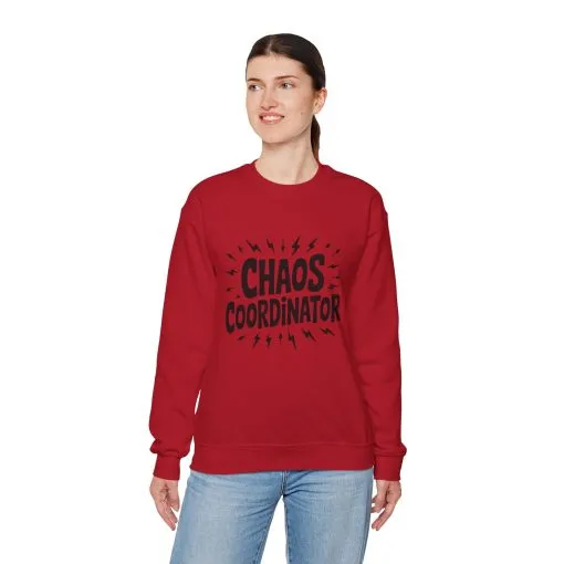 Chaos Coordinator Sweatshirt, Funny Gift for Moms, Mother's Day Gift, TeacherSweatshirt, Casual Graphic Tee, Women's Gift Idea - Image 47