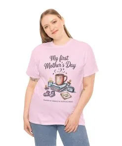 My First Mother's Day Tee, Gift for New Moms, Cute Mother's Day Shirt, Snuggle-Inspired Apparel, Baby Shower Tee
